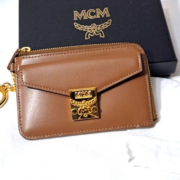 Authentic New MCM Tracy Zip Card Case in Spanish Leather - Picture 4 of 16